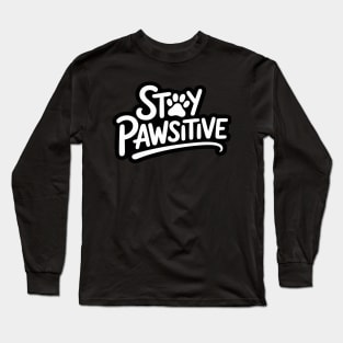 Positive Vibes Only Cat Long Sleeve T-Shirt